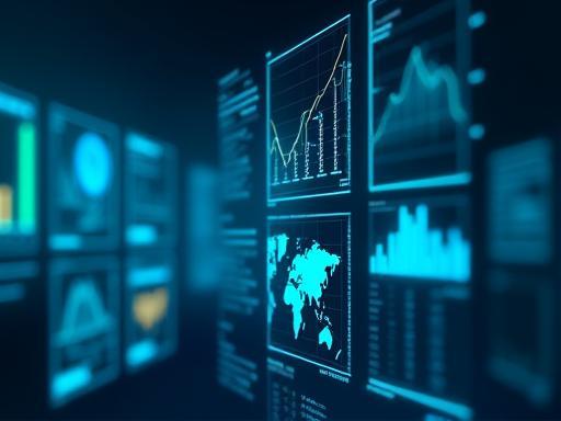 Data visualization charts and graphs - representing research data management